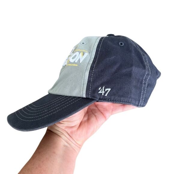 ’47 Brand MLB LA Dodgers 2017 Postseason Hat Clean Up Adjustable Cap - Picture 2 of 9